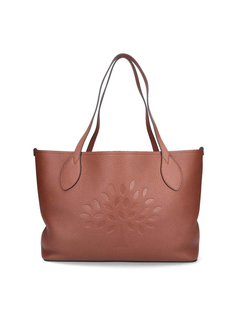 Mulberry 100% bovine leather tote bag in brown