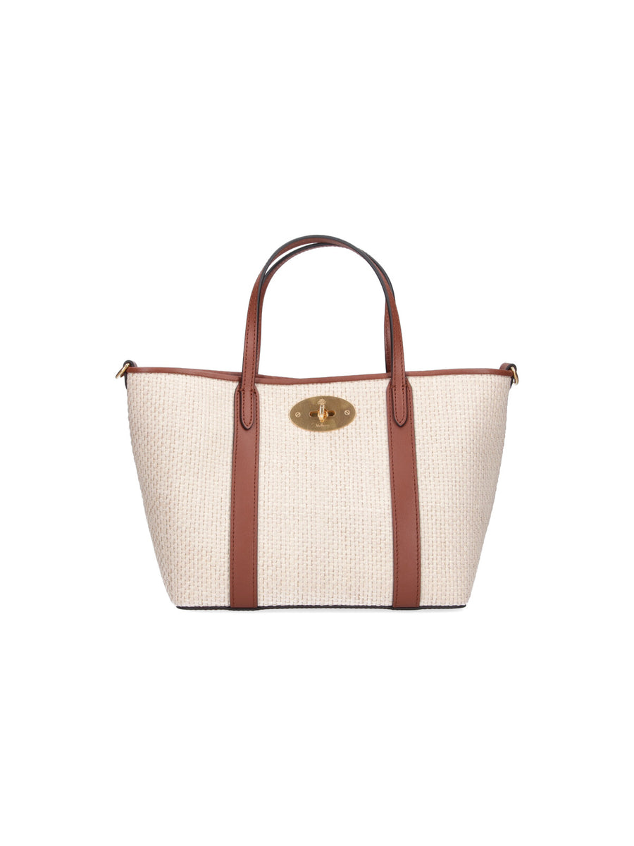 Mulberry 45% Bovine Leather tote bag in cream