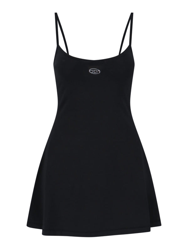 Diesel 95% Cotton dress in black