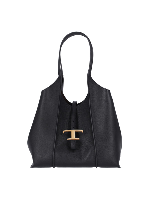 Tod's 100% Calf Leather shoulder bag in black