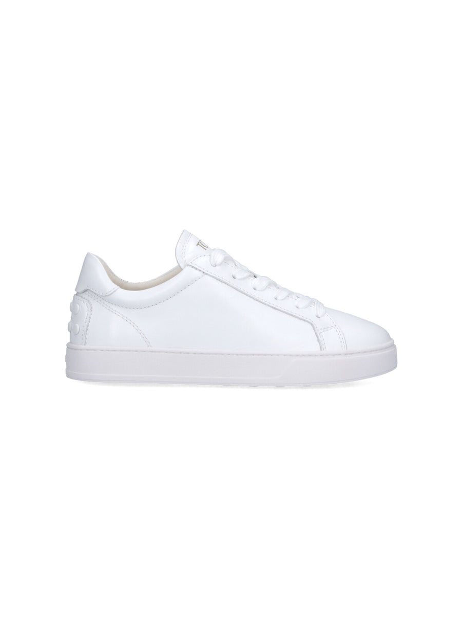 Tod's 100% Calf Leather sneakers in white