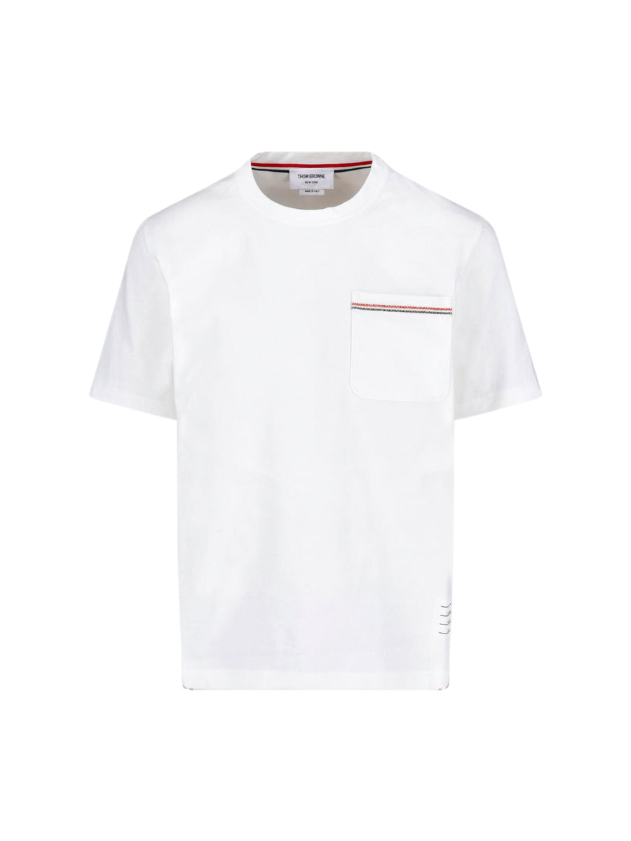 Thom Browne 100% Cotton t-shirt in white