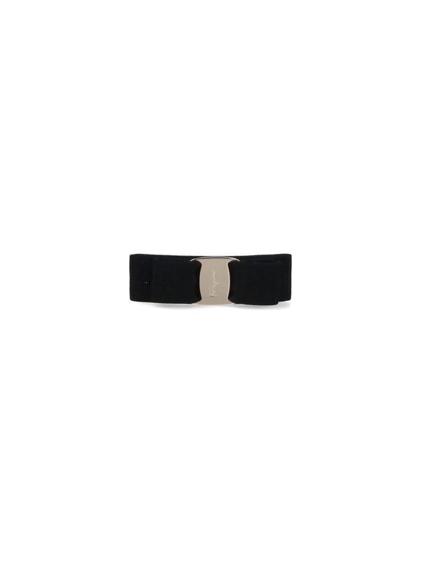 Ferragamo 40% Viscose belt in black