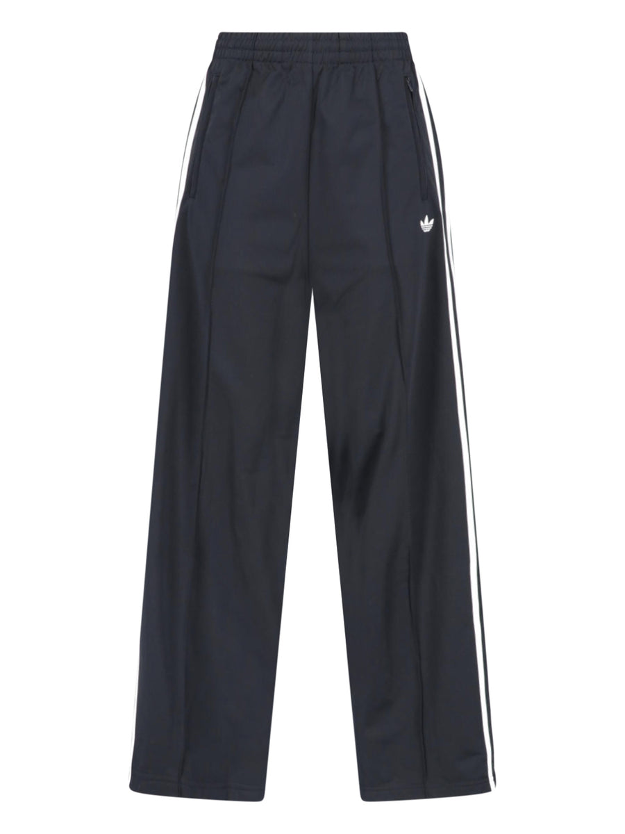 Adidas 100% polyester trousers in black