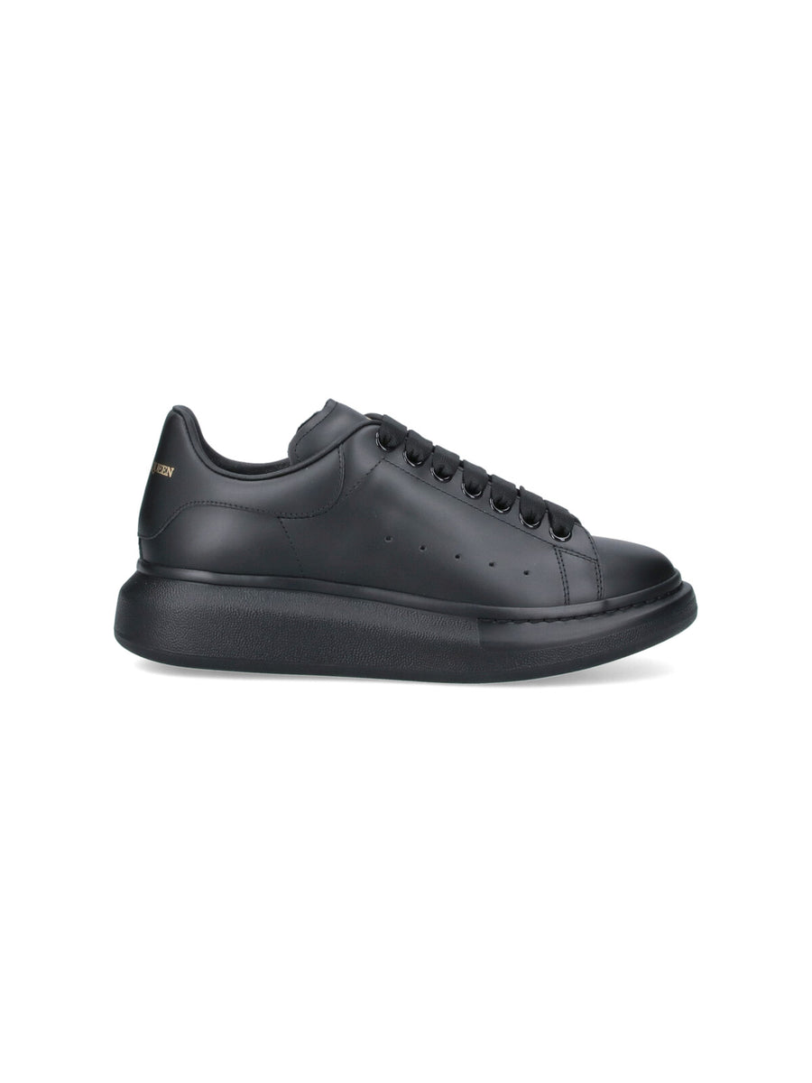 Alexander McQueen Wwaan 100% calf leather sneaker in black