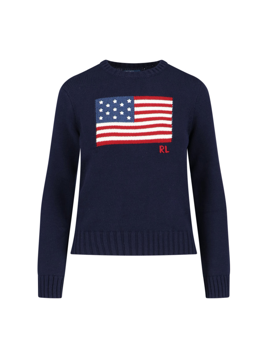 Polo Ralph Lauren 100% Cotton sweater in navy