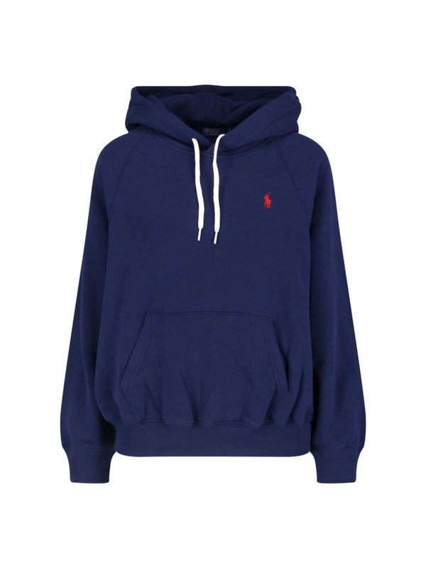 Polo Ralph Lauren 83% Cotton hoodie in navy