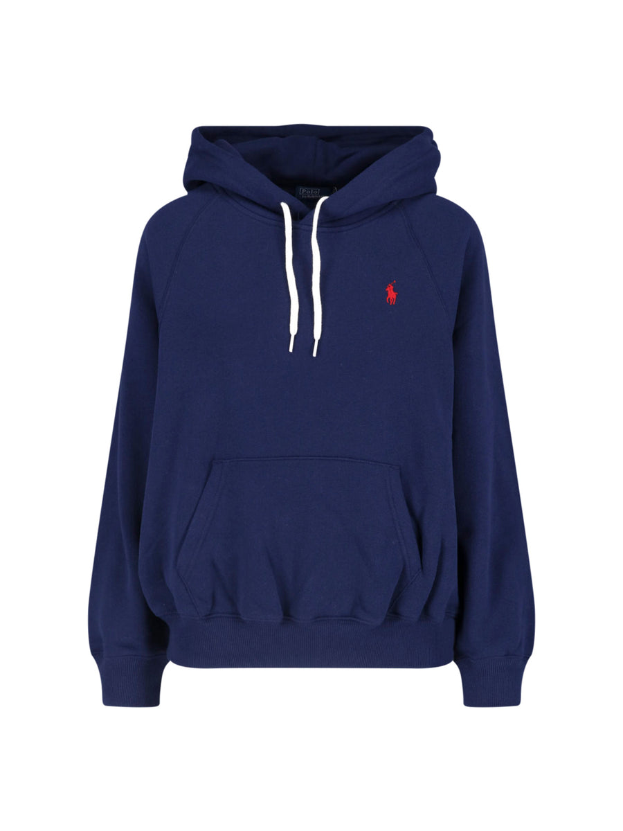 Polo Ralph Lauren 83% Cotton hoodie in navy