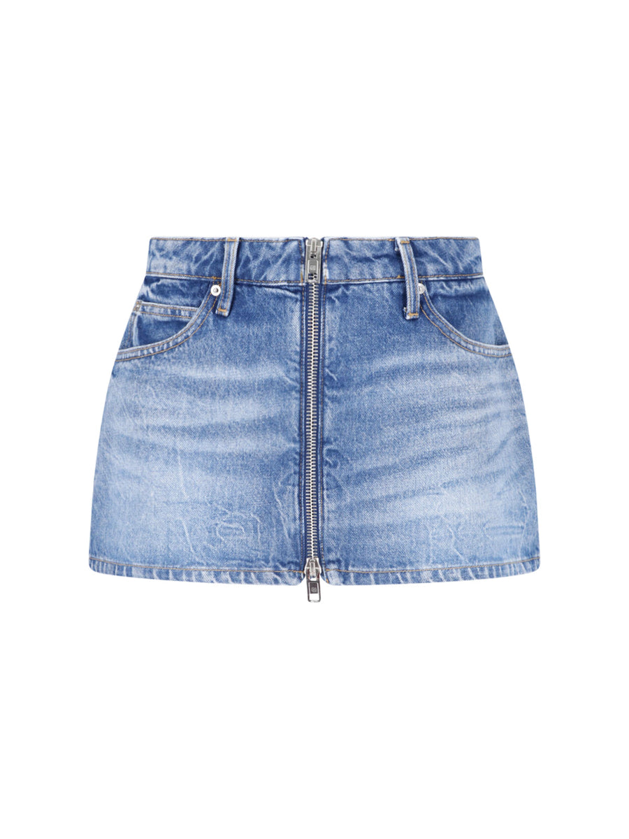 Alexander Wang 100% Cotton denim shorts in blue