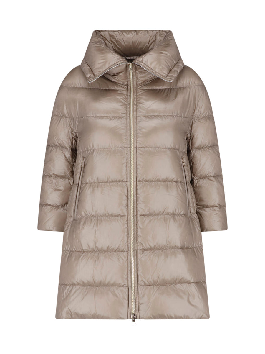 Herno 100% Polyamide down jacket in taupe