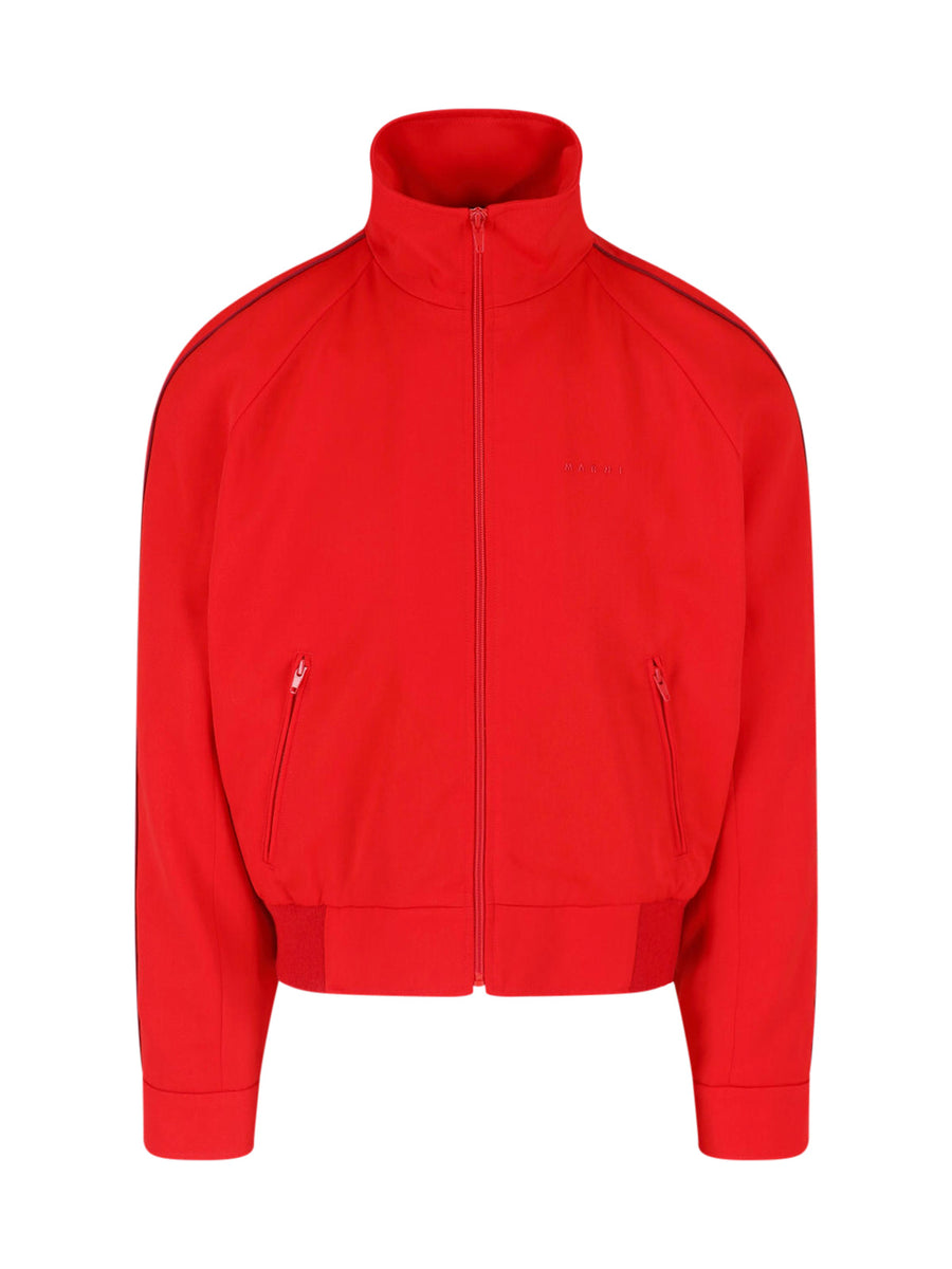 Marni Utwa 100% Virgin Wool jacket in red