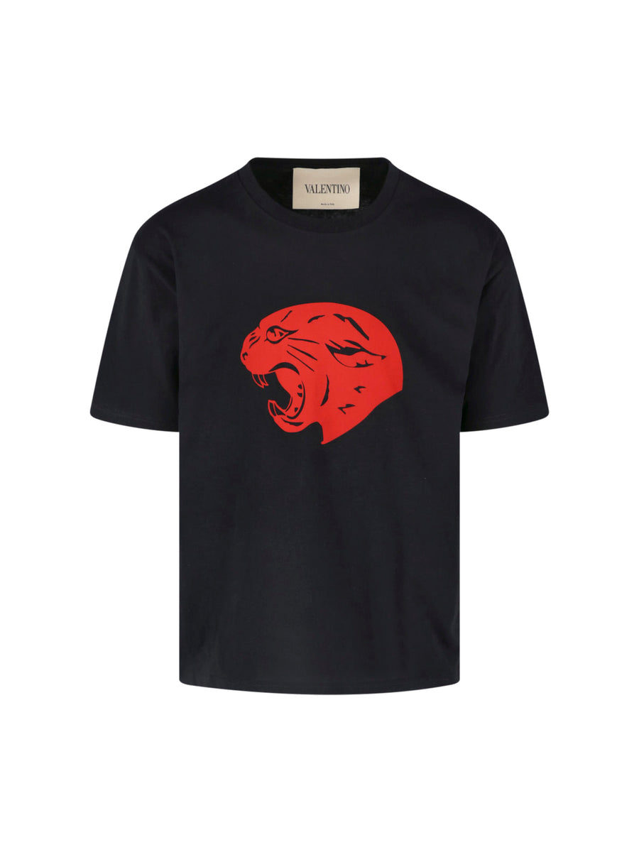 Valentino 100% Cotton t-shirt in black