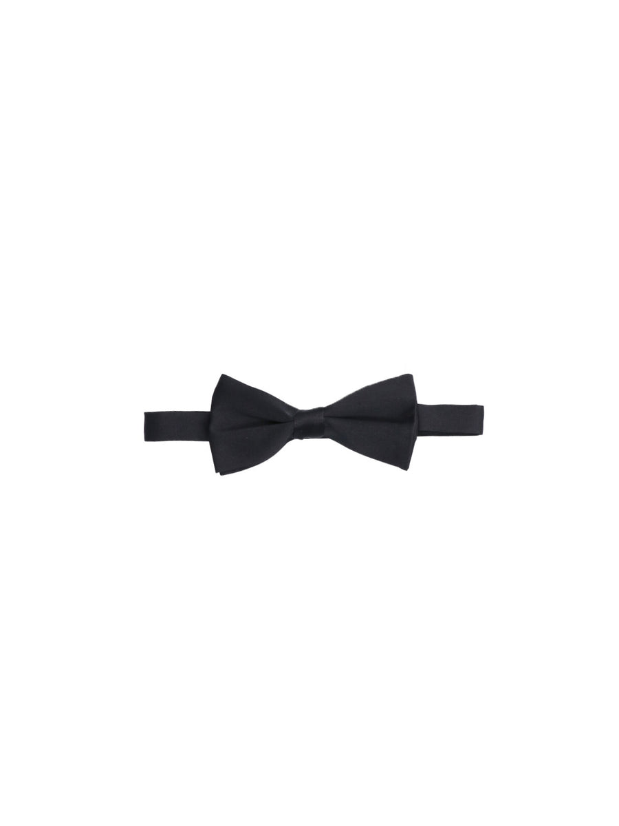 Valentino Garavani 100% silk bow tie in black