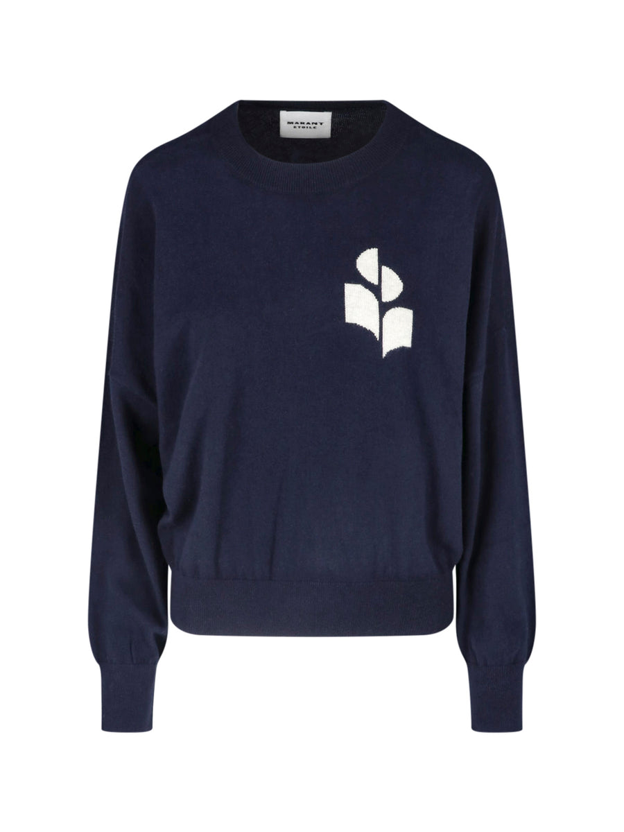 Marant Etoile 70% Cotton sweater in navy