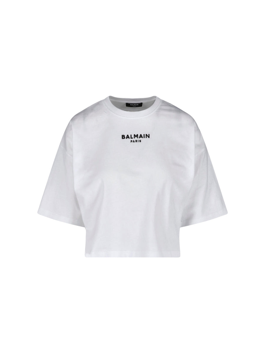 Balmain 100% Cotton t-shirt in white