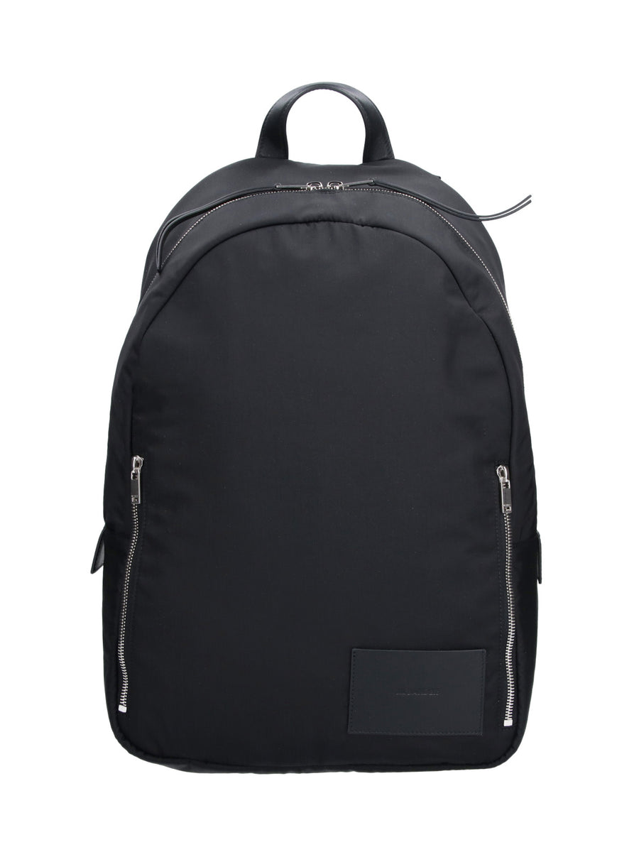 Jil Sander 97% Polyamide backpack in black