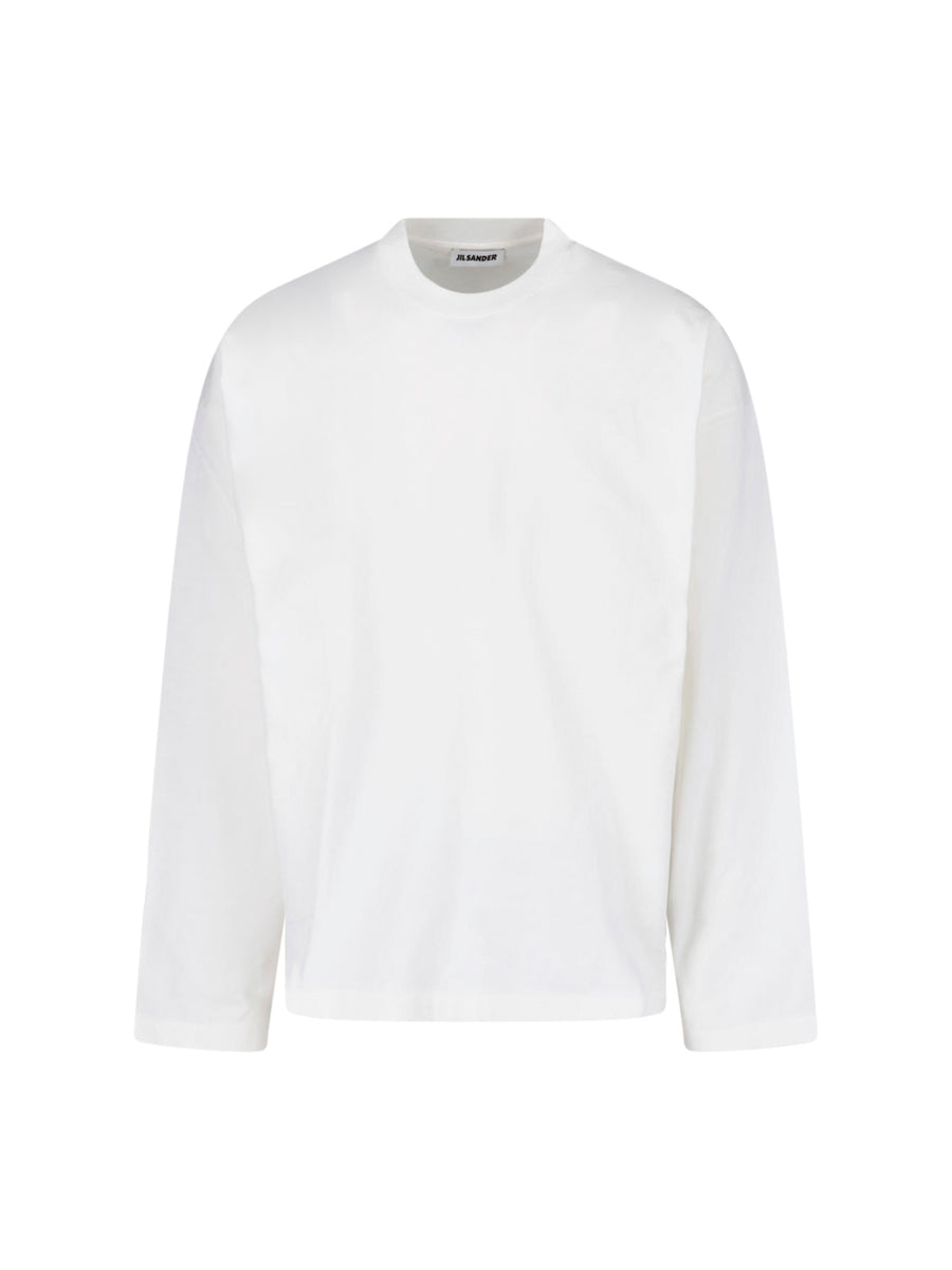 Jil Sander 100% Cotton t-shirt in white