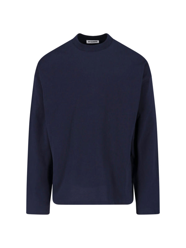 Jil Sander 100% Cotton t-shirt in navy