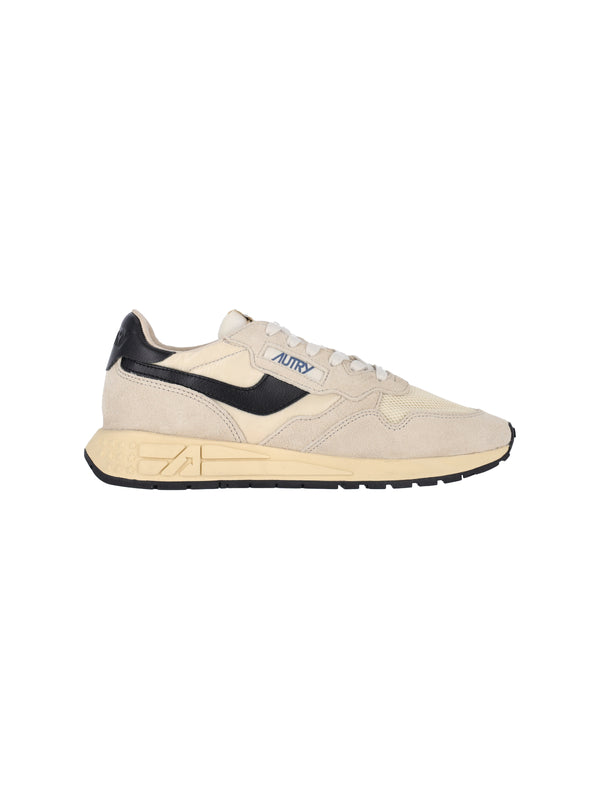 Autry Upper: 50% Nylon sneaker in cream