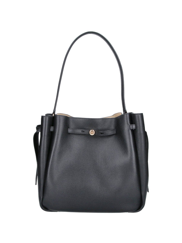 Tory Burch 100% Cow Leather; Lining: 60% Polyamide shoulder bag in black
