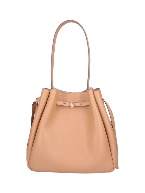 Tory Burch 100% Cow Leather shoulder bag in beige