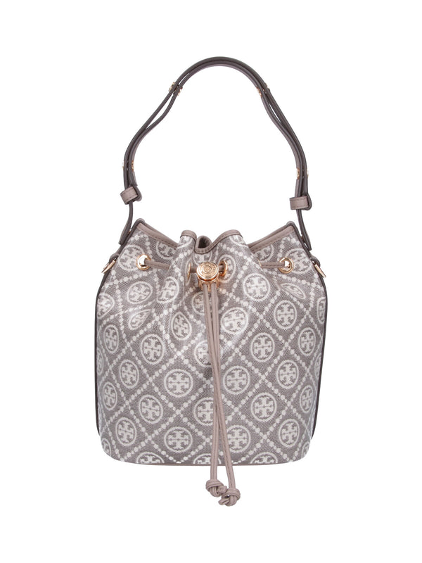 Tory Burch 100% Cotton bucket bag in gray
