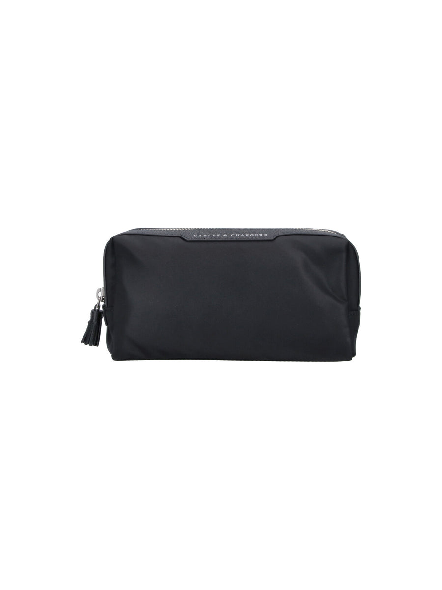 Anya Hindmarch 100% Recycled Nylon clutch in black