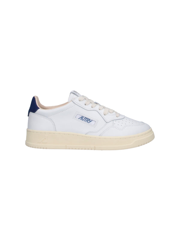 Autry Upper: 100% Cow Leather sneaker in white