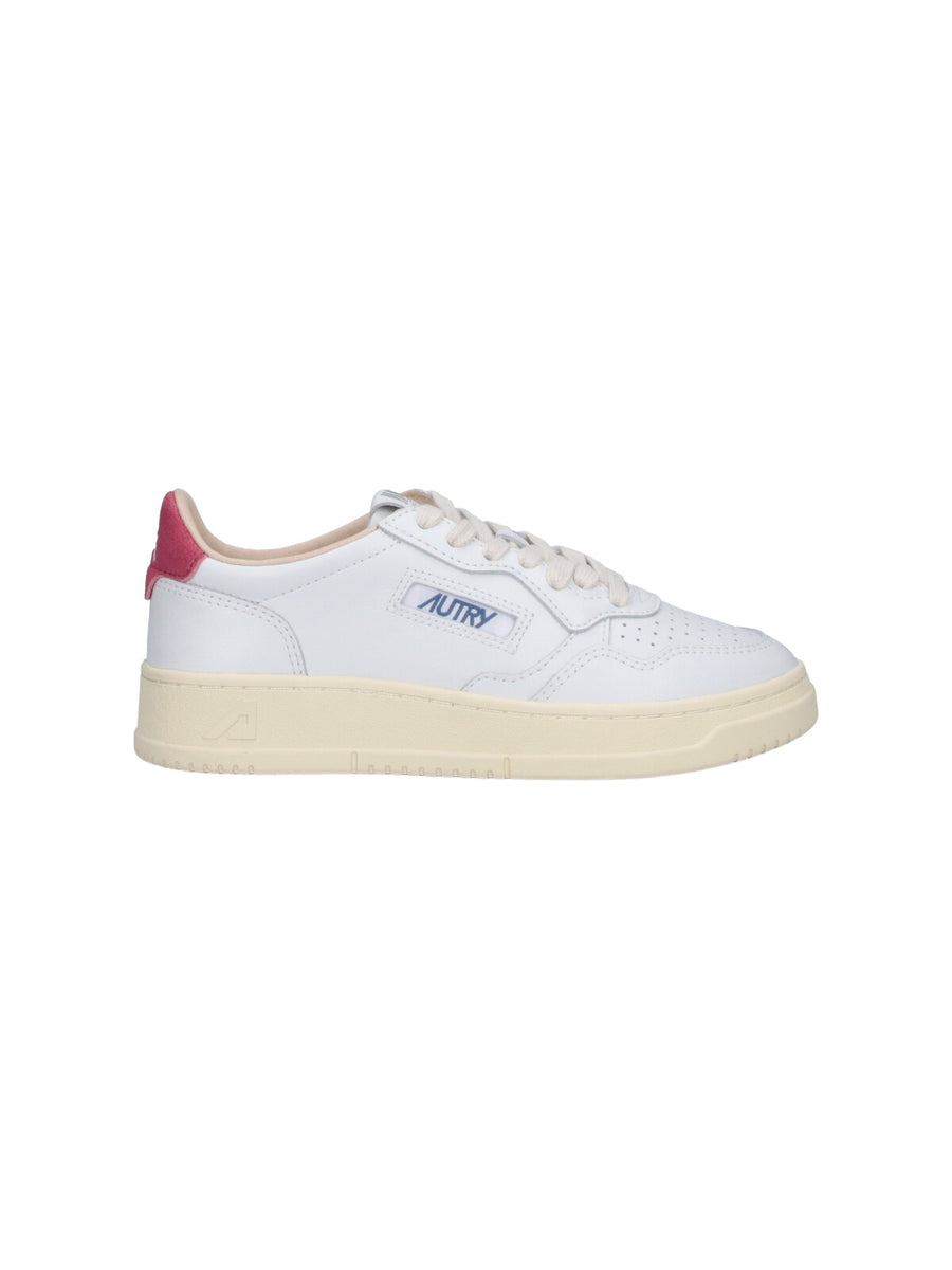 Autry Upper: 100% Cow Leather sneaker in white