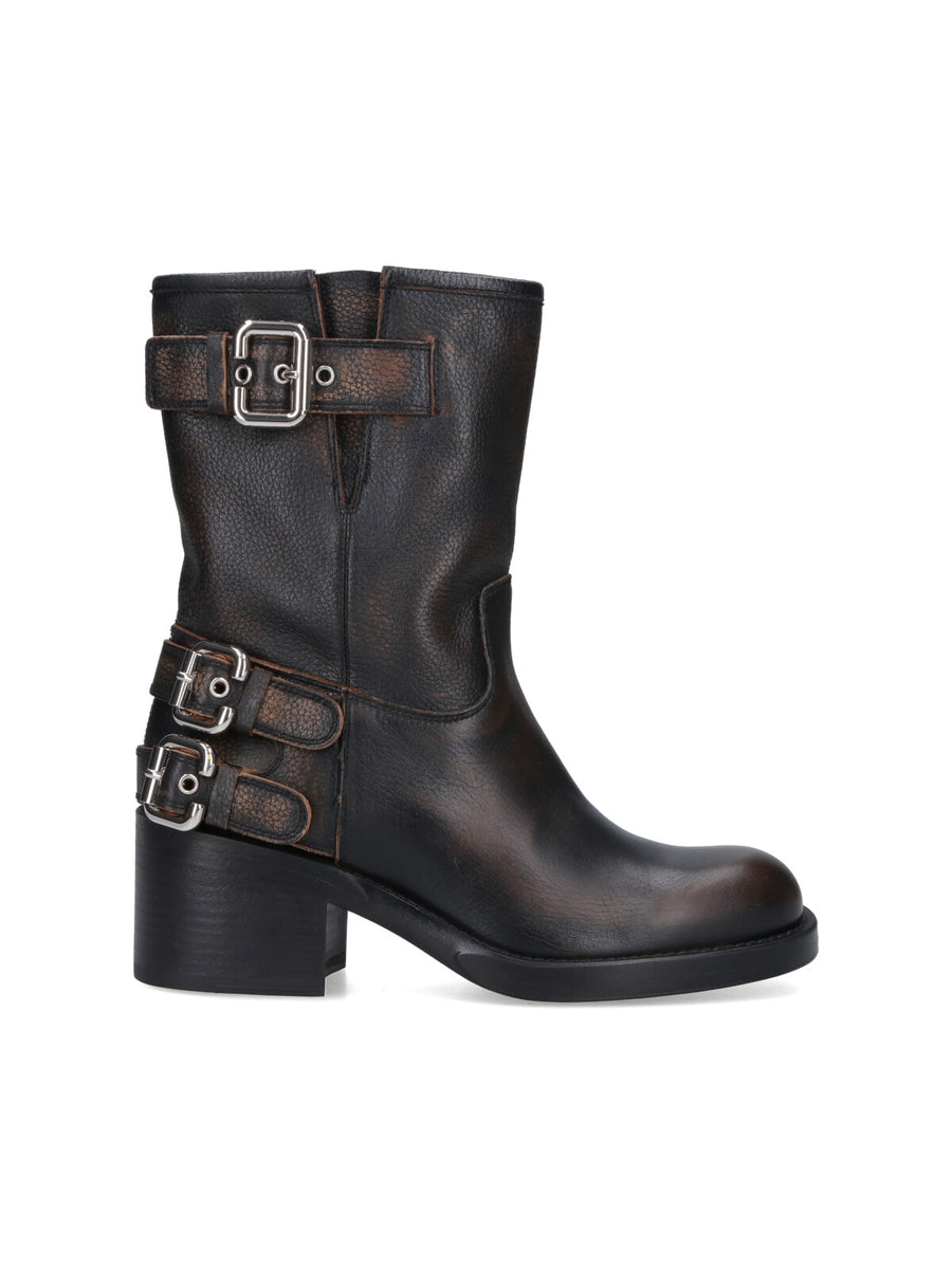 Chloè Upper: 100% Calf Leather boot in black