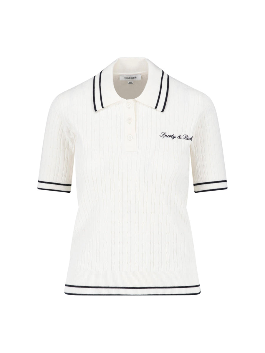 Sporty & Rich polo in white