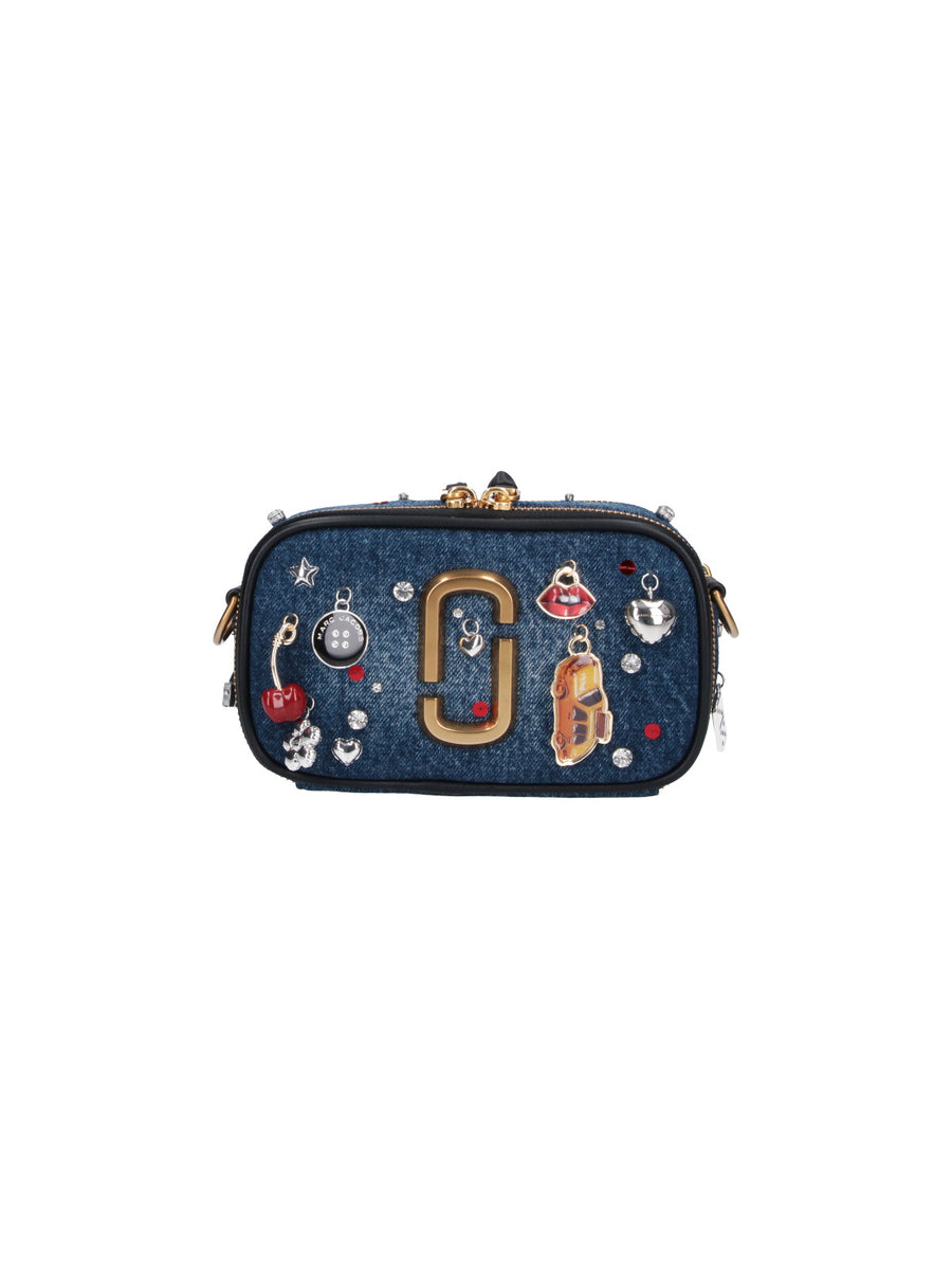 Marc Jacobs 98% Cotton crossbody bag in blue