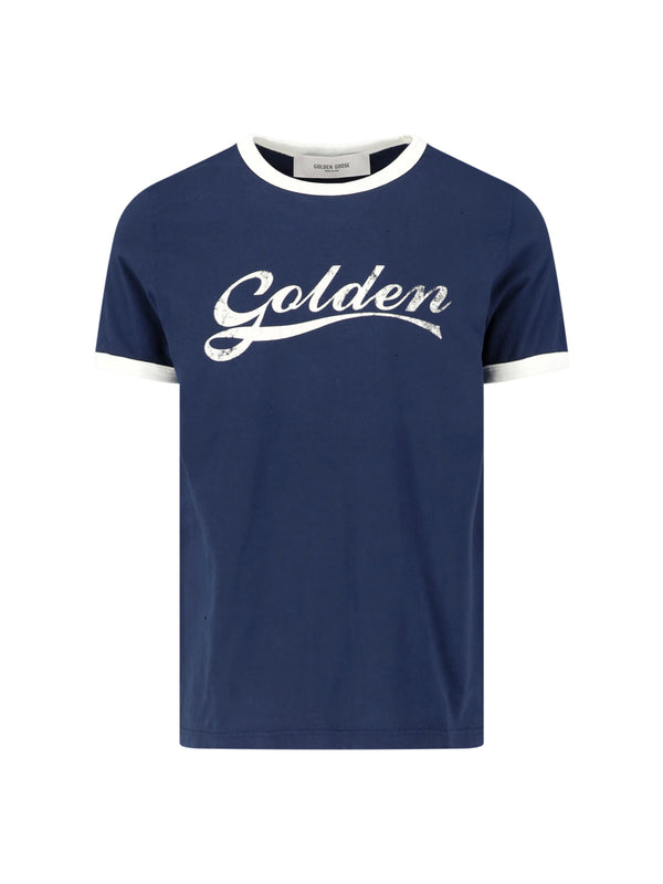 Golden Goose 100% Cotton t-shirt in navy