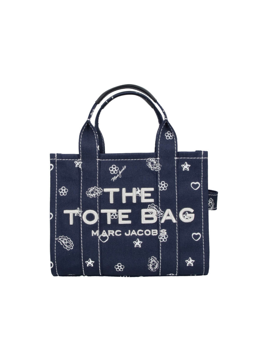 Marc Jacobs 100% Cotton tote bag in navy