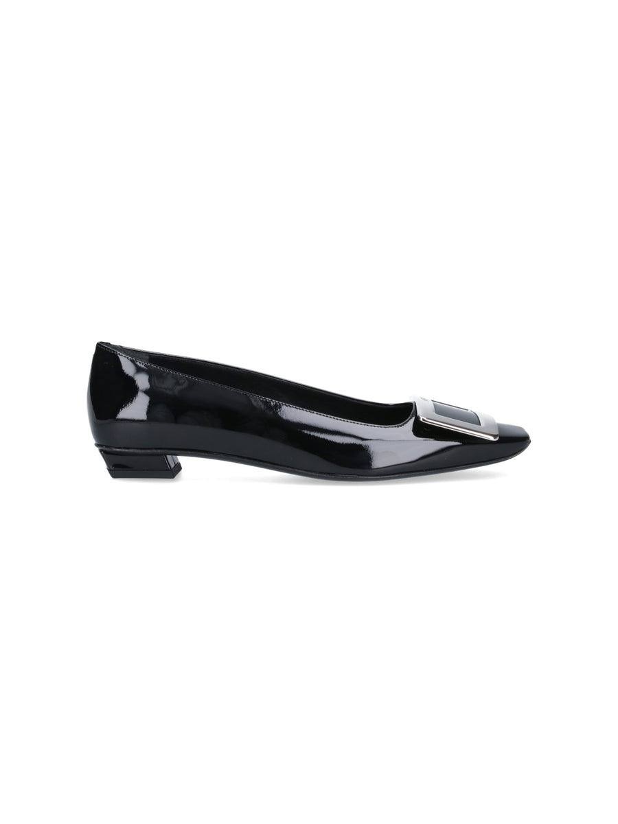 Roger Vivier 100% Calf Leather flat in black