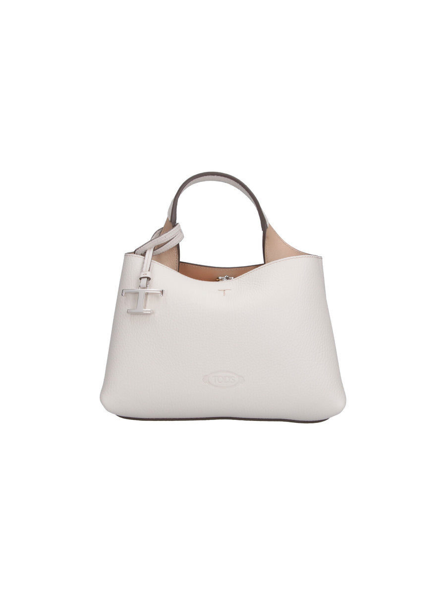 Tod's 100% Calf Leather shoulder bag in white