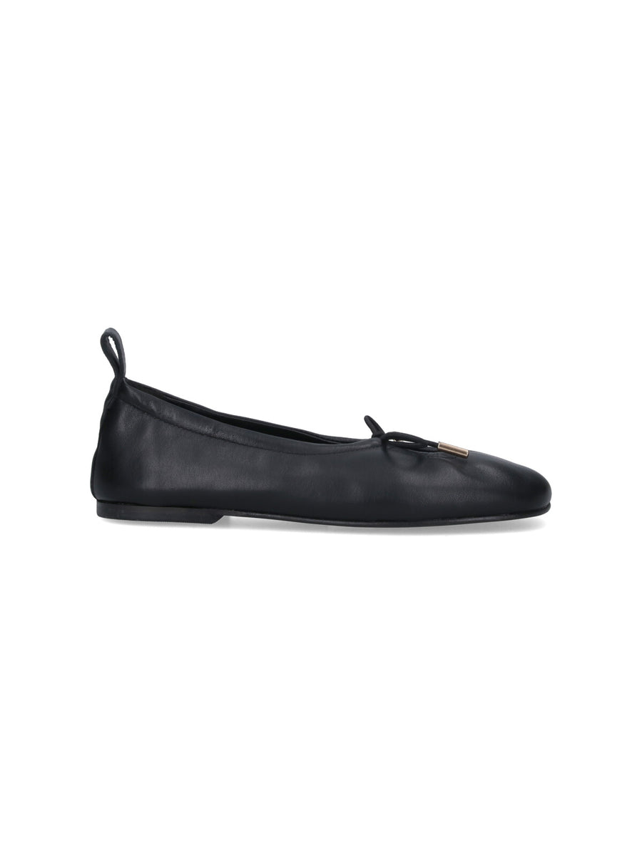 Alohas Upper: 100% Sheep Leather ballet flat in black