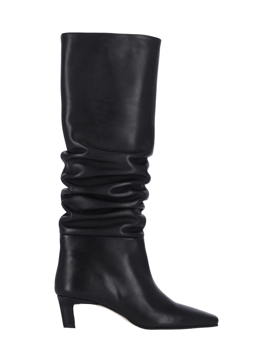 Alohas Upper: 100% Cow Leather boot in black