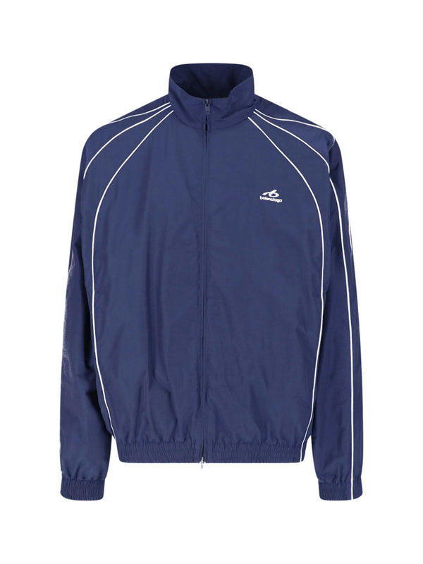 Balenciaga 50% Cotton jacket in navy