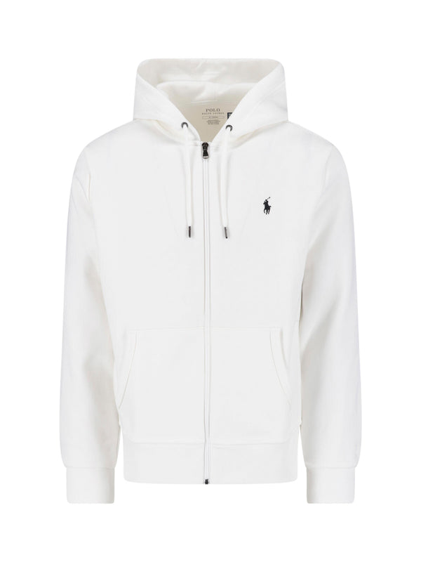 Polo Ralph Lauren 66% Cotton hoodie in white