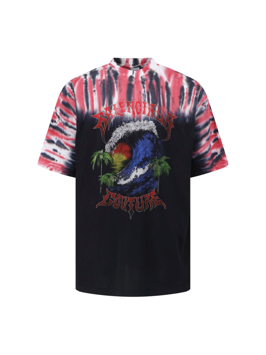Balenciaga Tuvp 100% Cotton t-shirt in black