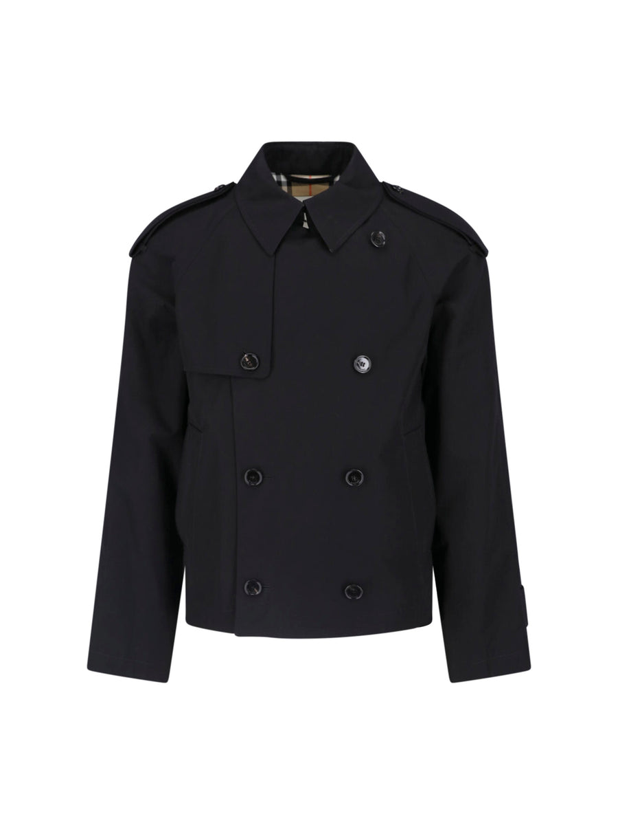 Burberry 100% Cotton jacket in black
