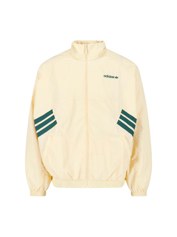 Adidas 100% Recycled Polyamide jacket in cream