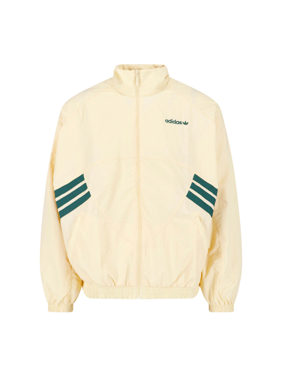 Adidas 100% Recycled Polyamide jacket in cream