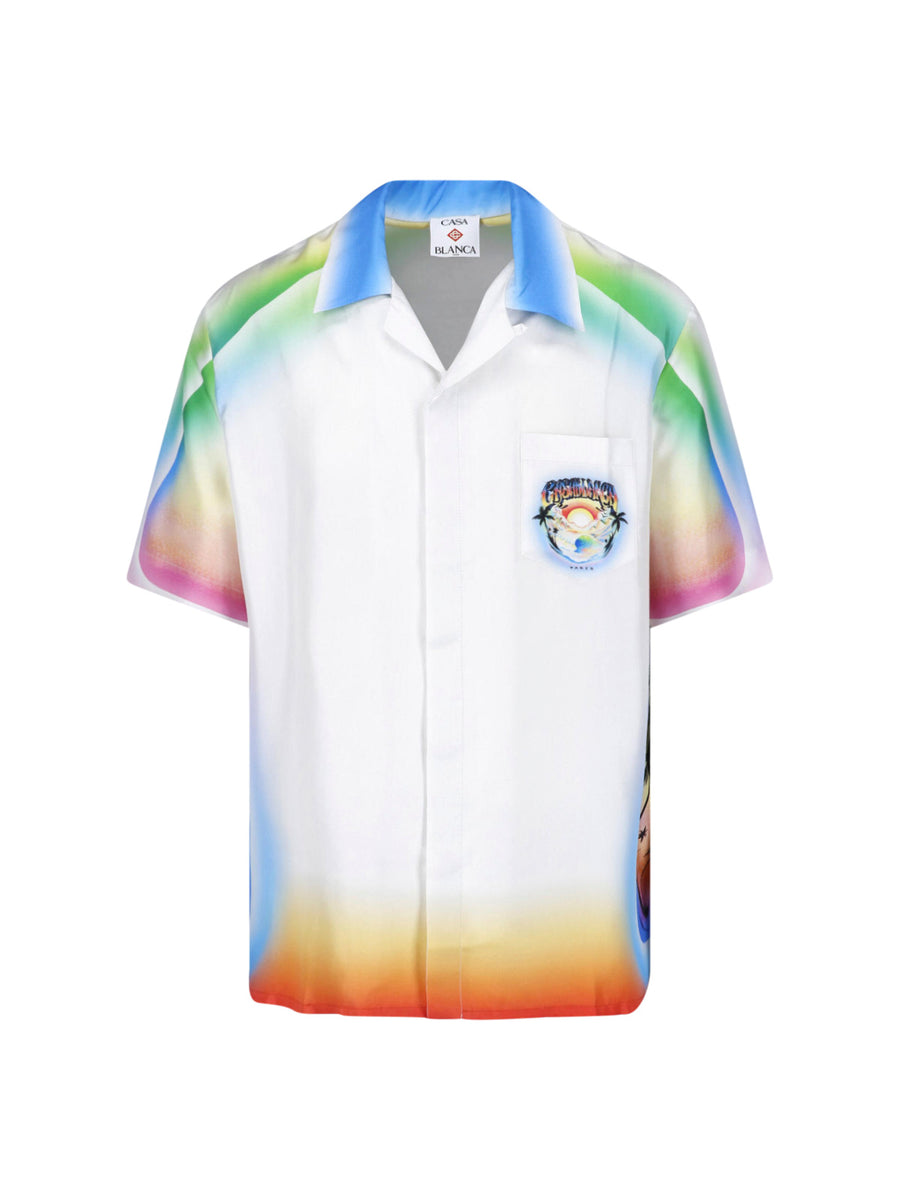 Casablanca 100% Silk shirt in multicolor