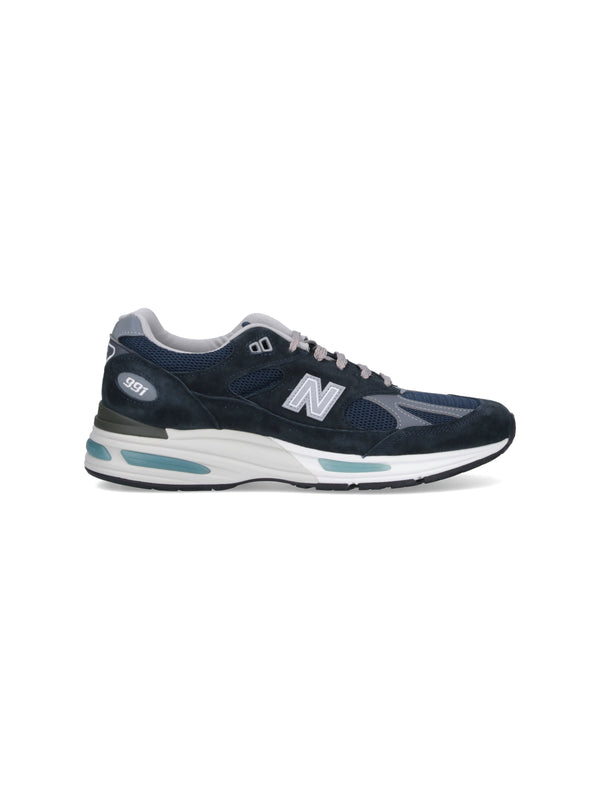 New Balance Material 1: 100% Pigskin sneakers in navy