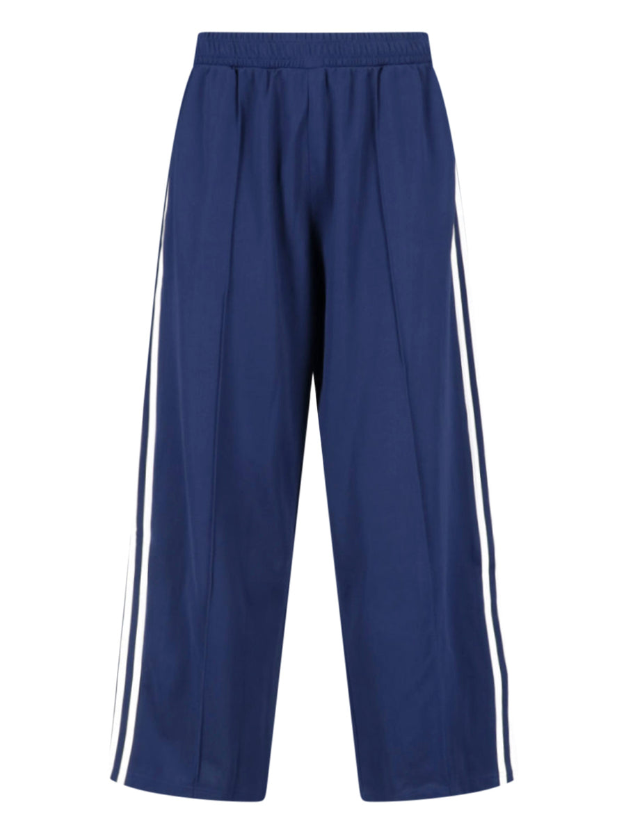 Adidas 52% Cotton-Bci/48% Recycled Polyester trousers in navy