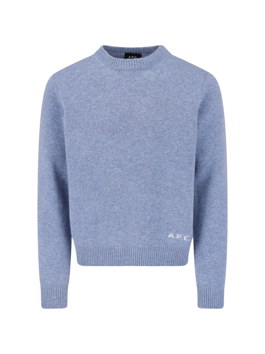 A.P.C. 100% Wool sweater in blue