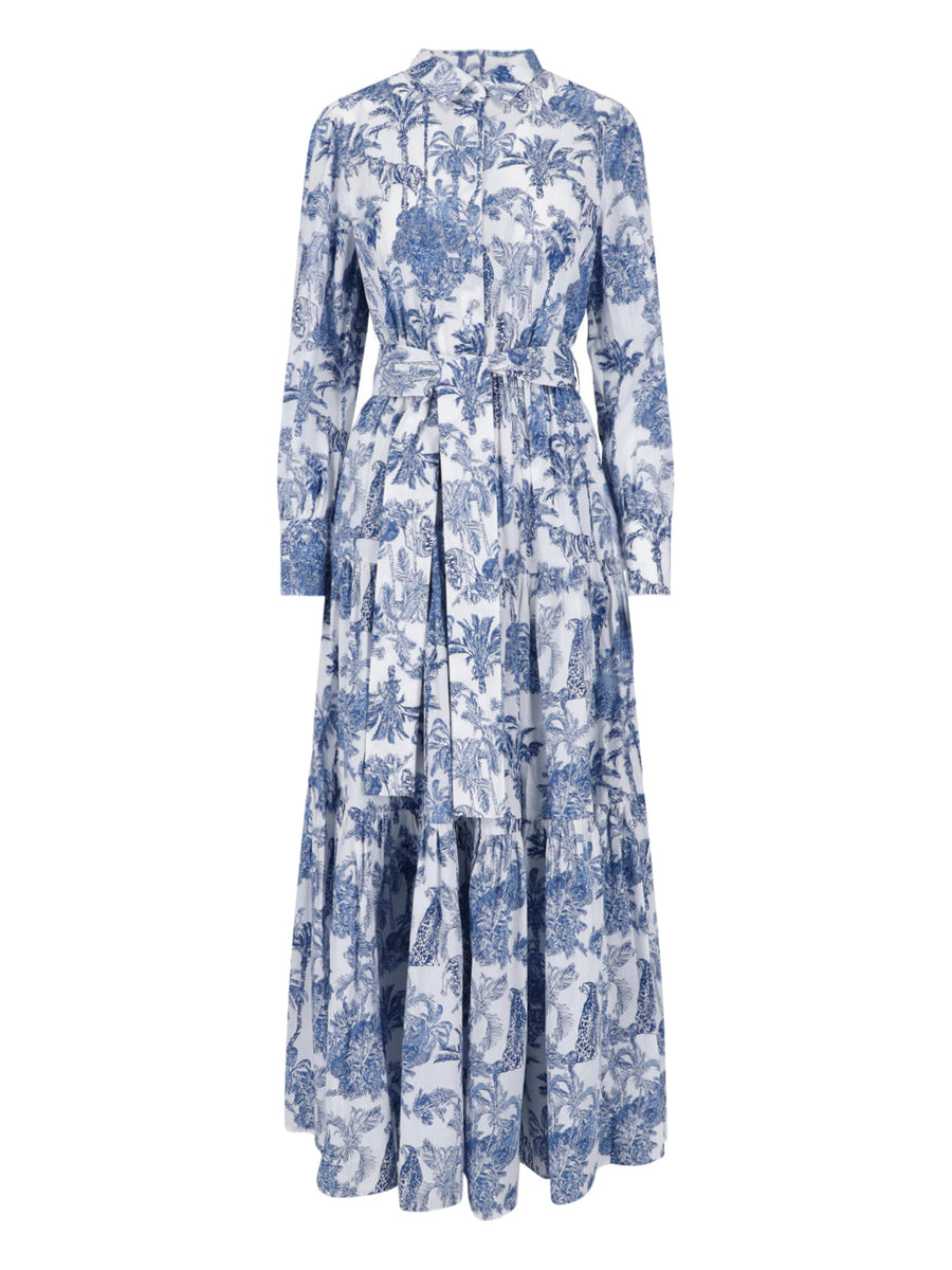 Mc2 Saint Barth 100% Cotton dress in blue