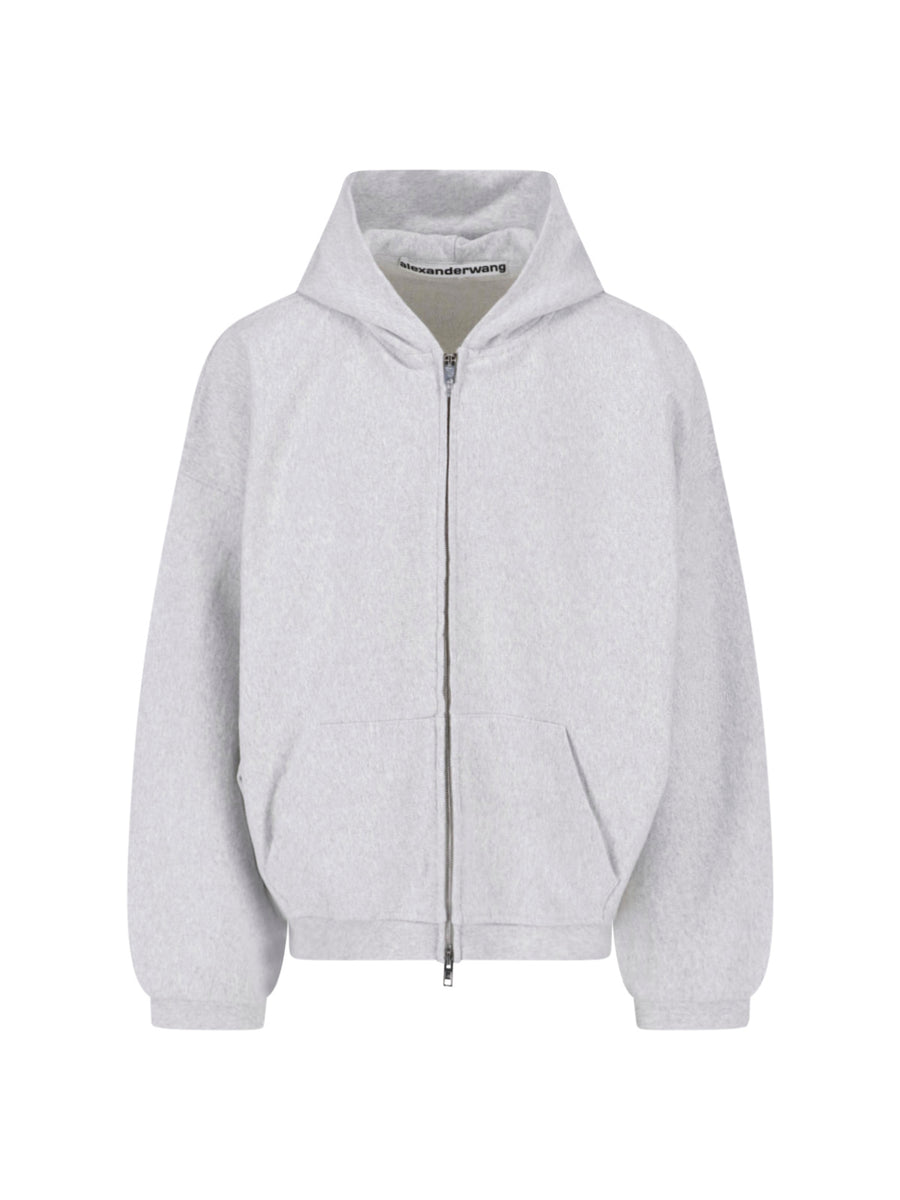 Alexander Wang 100% Cotton hoodie in gray